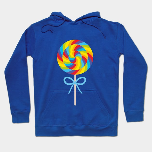 Candy on stick with twisted design Hoodie by EkaterinaP